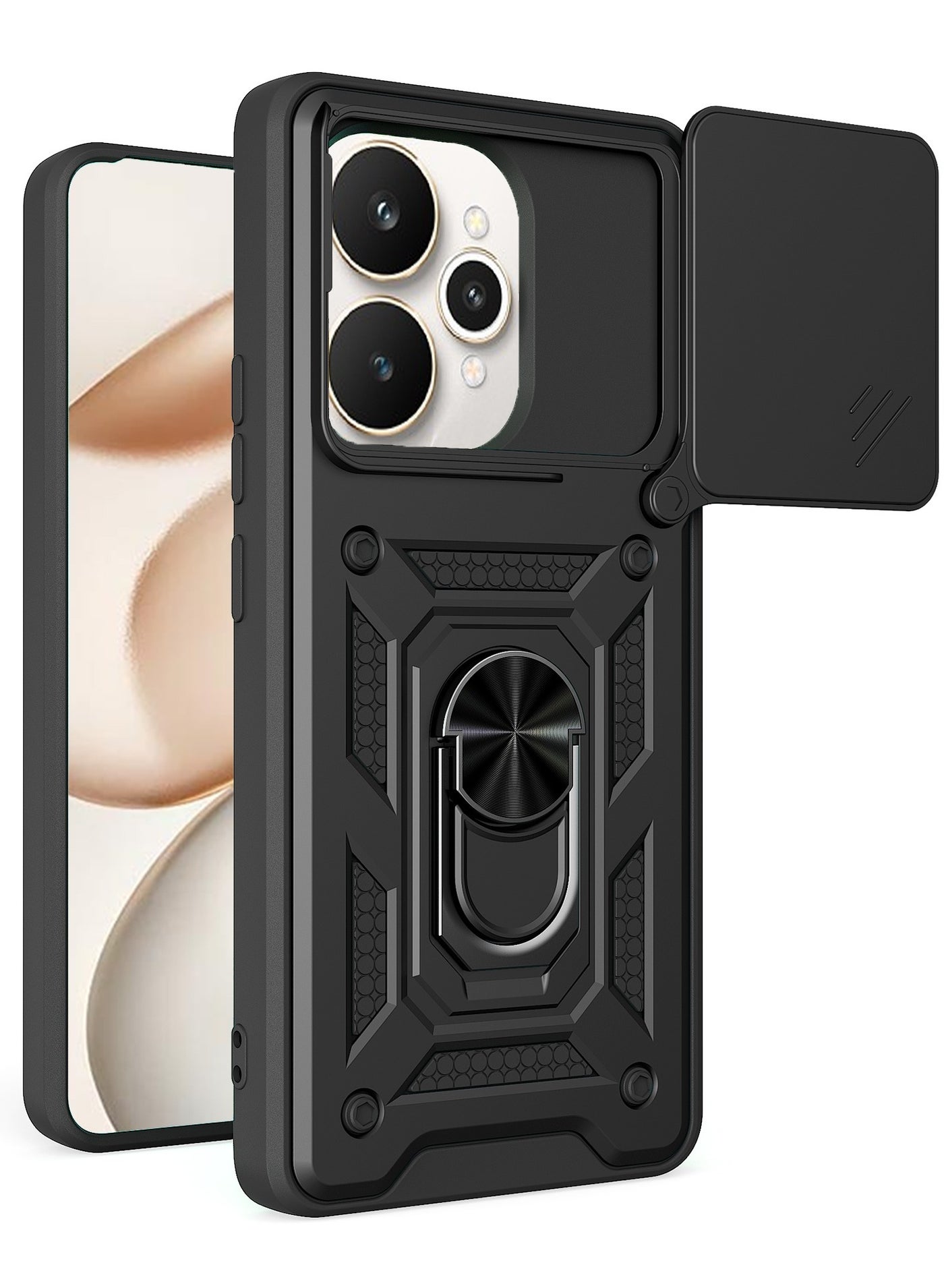 cherosin Cherosin realme 15 Case Material: Thermoplastic Polyurethane | Type: Kickstand Case